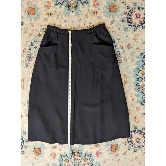 Vintage 1980's Halston III Skirt Suit in Black - 10/12 - Picture 13 of 15